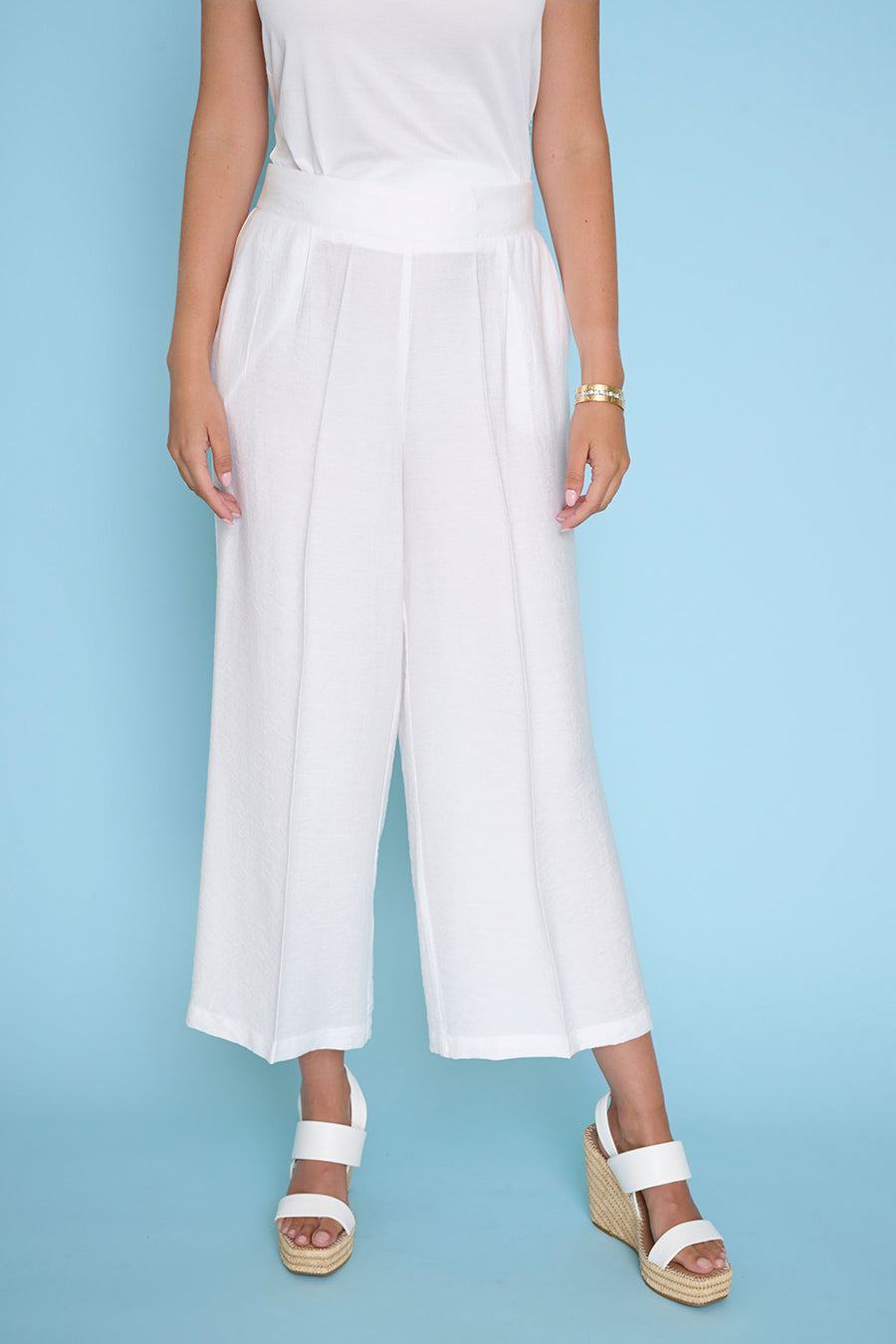Wide-Leg Cropped Pants | Shop Now | Picadilly Canada