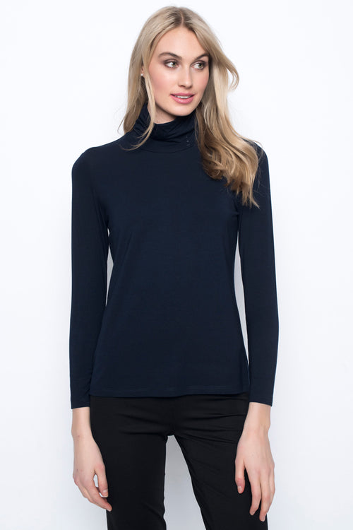 Long Sleeve Turtleneck Top