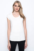 Scoop Neck Short Sleeve Top