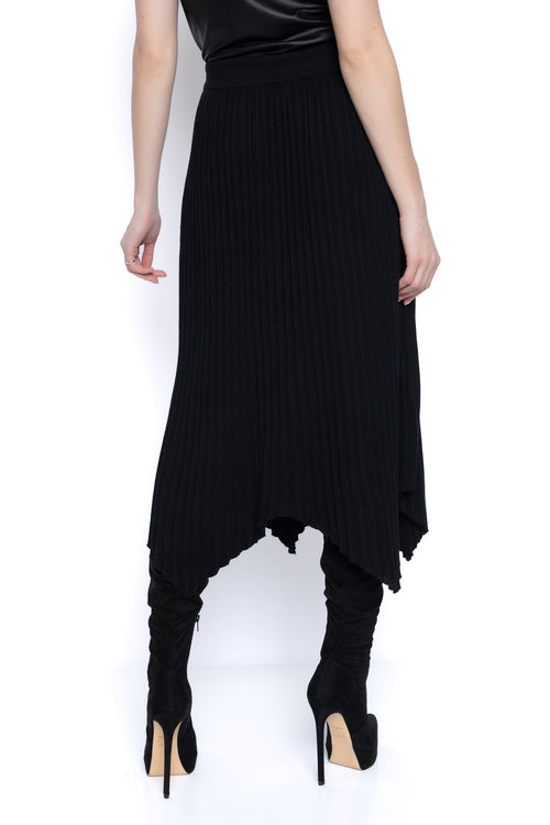 PIKADINGNIS Women's Elegant Straps Back Smocked A-Line Long Skirt