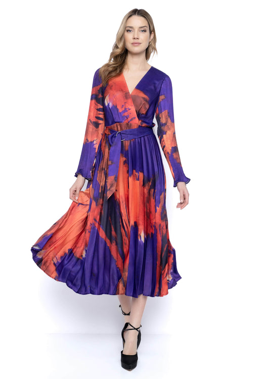 Sleeveless High-Low Hem Sequin Dress