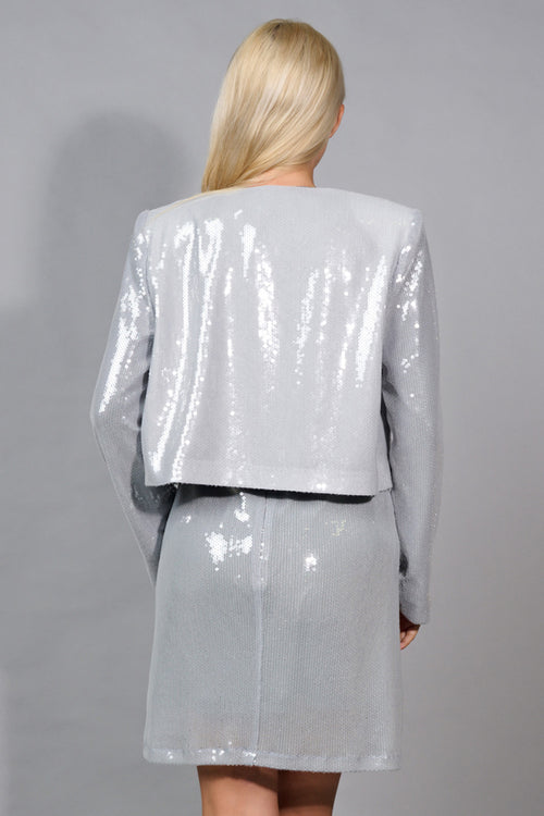 Sleeveless Sequined Dress