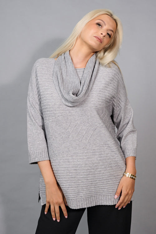 3/4 Sleeves Geometrical Top