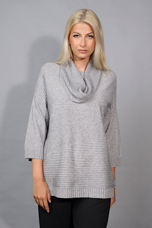 3/4 Sleeves Geometrical Top