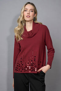 Sequin Sweater Top