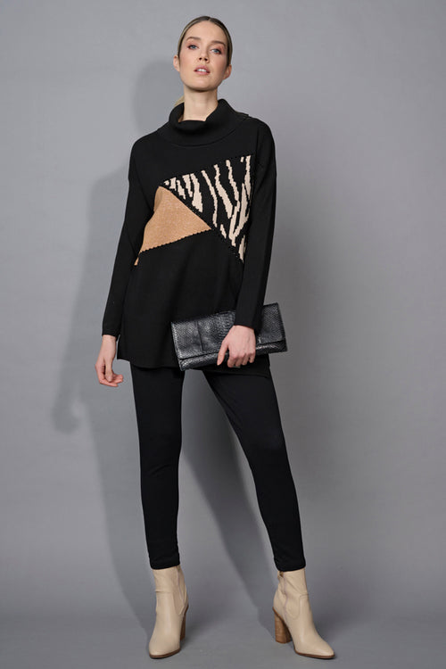 Animal Jacquard Tunic