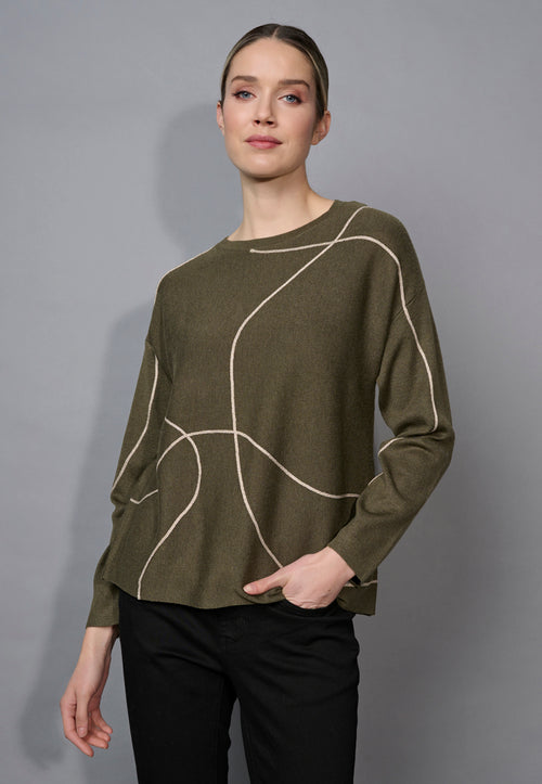 Metallic Trim Top Front View