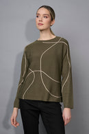 Metallic Trim Top