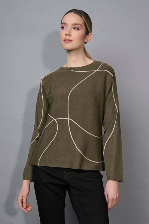 Metallic Trim Top