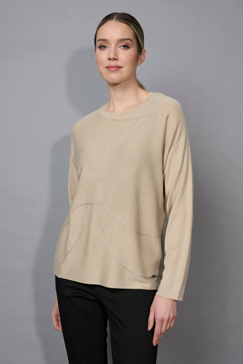 Metallic Trim Top