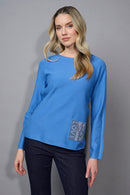Rhinestone Pocket Top