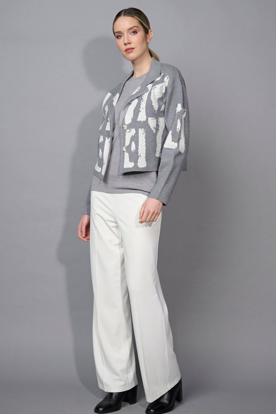 Lettering Short Jacket