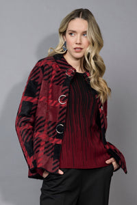 Short Plaid Jacket