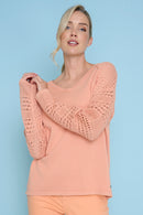 V-Neck Top Front View