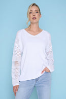 V-Neck Top Front View