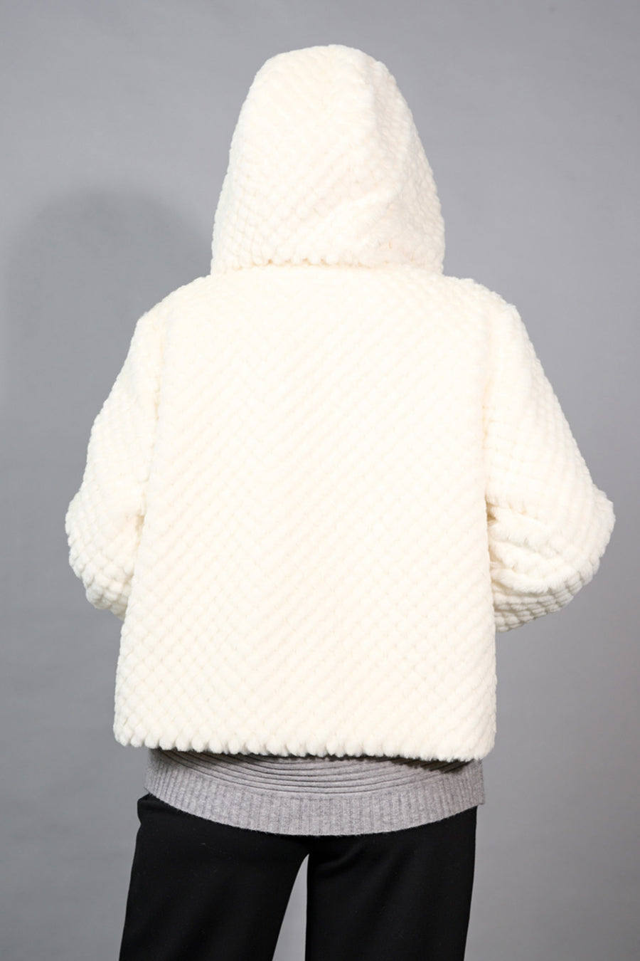 Faux-Fur Zip-Front Jacket