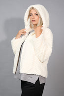Faux-Fur Zip-Front Jacket