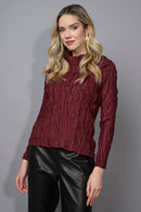 Split Collar Pleated Top