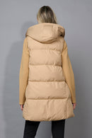 Hooded Long Vest