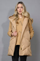 Hooded Long Vest