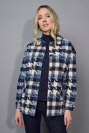 Houndstooth Button-Front Jacket