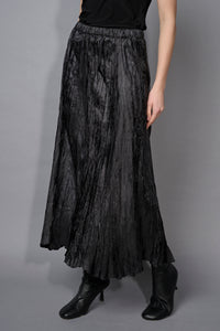 Crinkled Long Skirt
