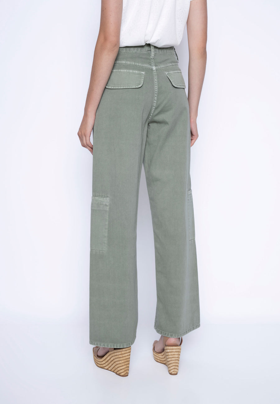 Wide-Leg Regular Length Denim Jeans