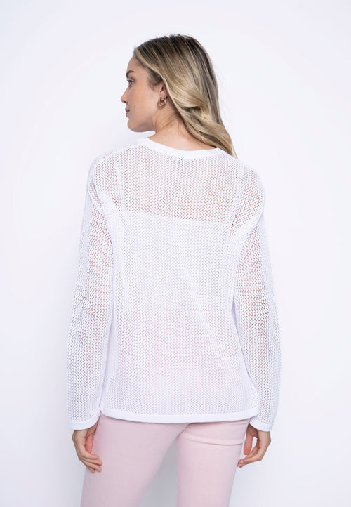 Long-Sleeve Applique Top