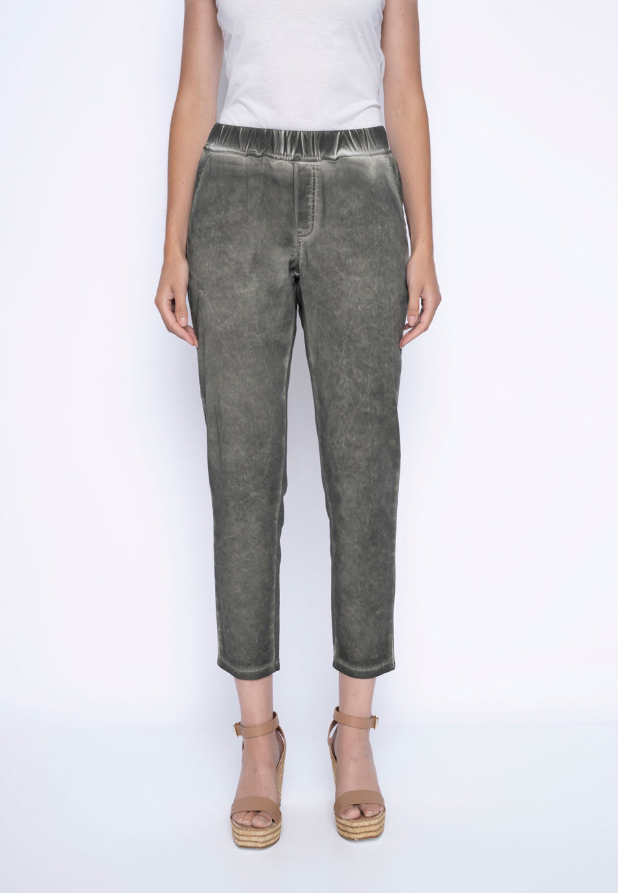 Ankle-Length Cuffed Pants Front View