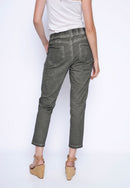 Ankle-Length Cuffed Pants Back View