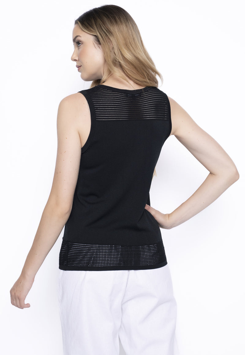 Knitted Tank Back View