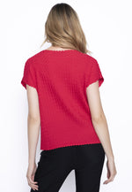 Hand Pleated Top Back View