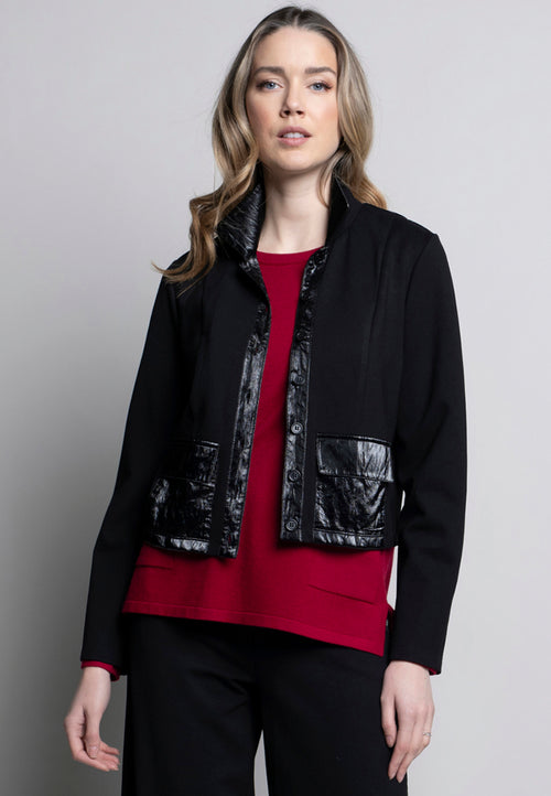 Short Jacket With Pockets Front View