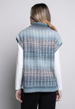 Short Sleeve Cowl Neck Top Back View