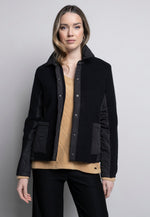 Button-Front Jacket With Pockets