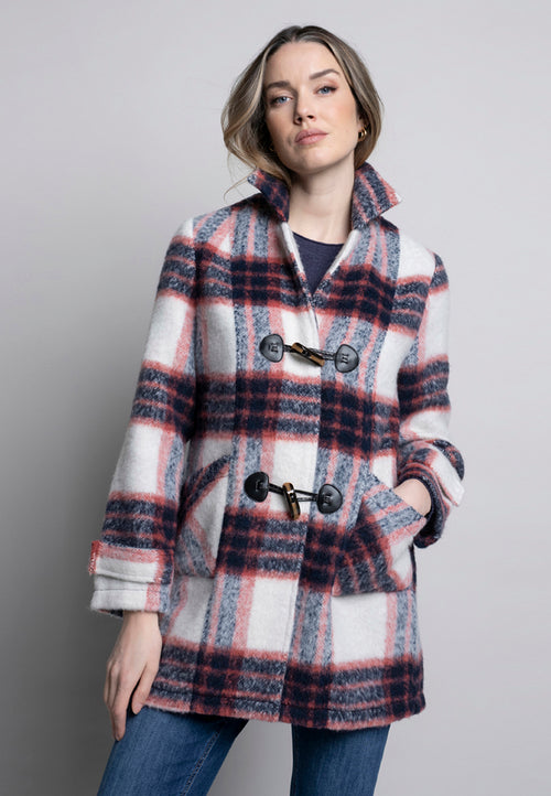 Plaid Toggle Jacket