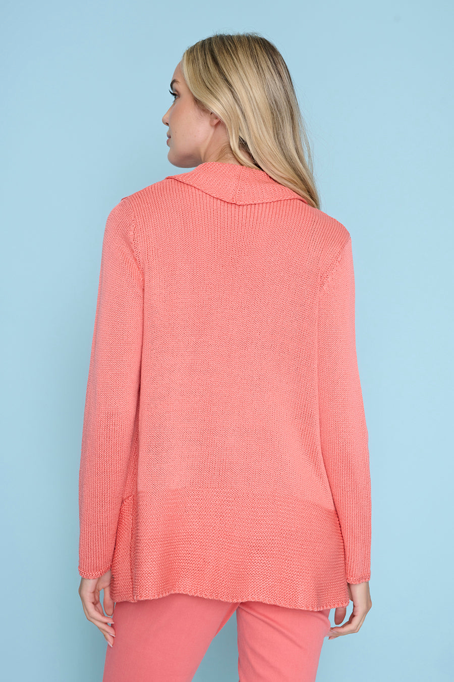 Open-Front Long Jacket