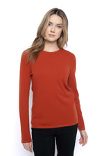 Long Sleeve Crew Neck Top Front View