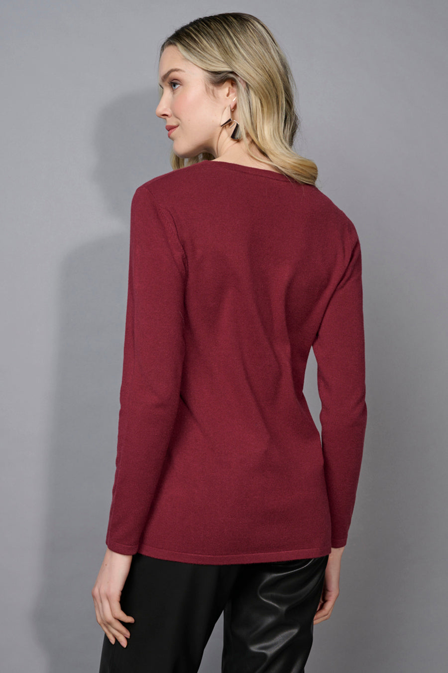 Long-Sleeve Crew Neck Top