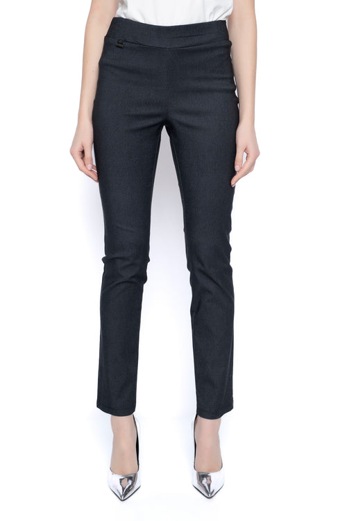 Pull-On Straight Leg Pants Front View