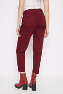 Cuffed Ankle-Length Jeans Back View