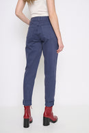 Cuffed Ankle-Length Jeans Back View