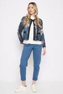 Cuffed Ankle-Length Jeans Full View