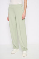 Wide-Leg Full-Length Pants Side View