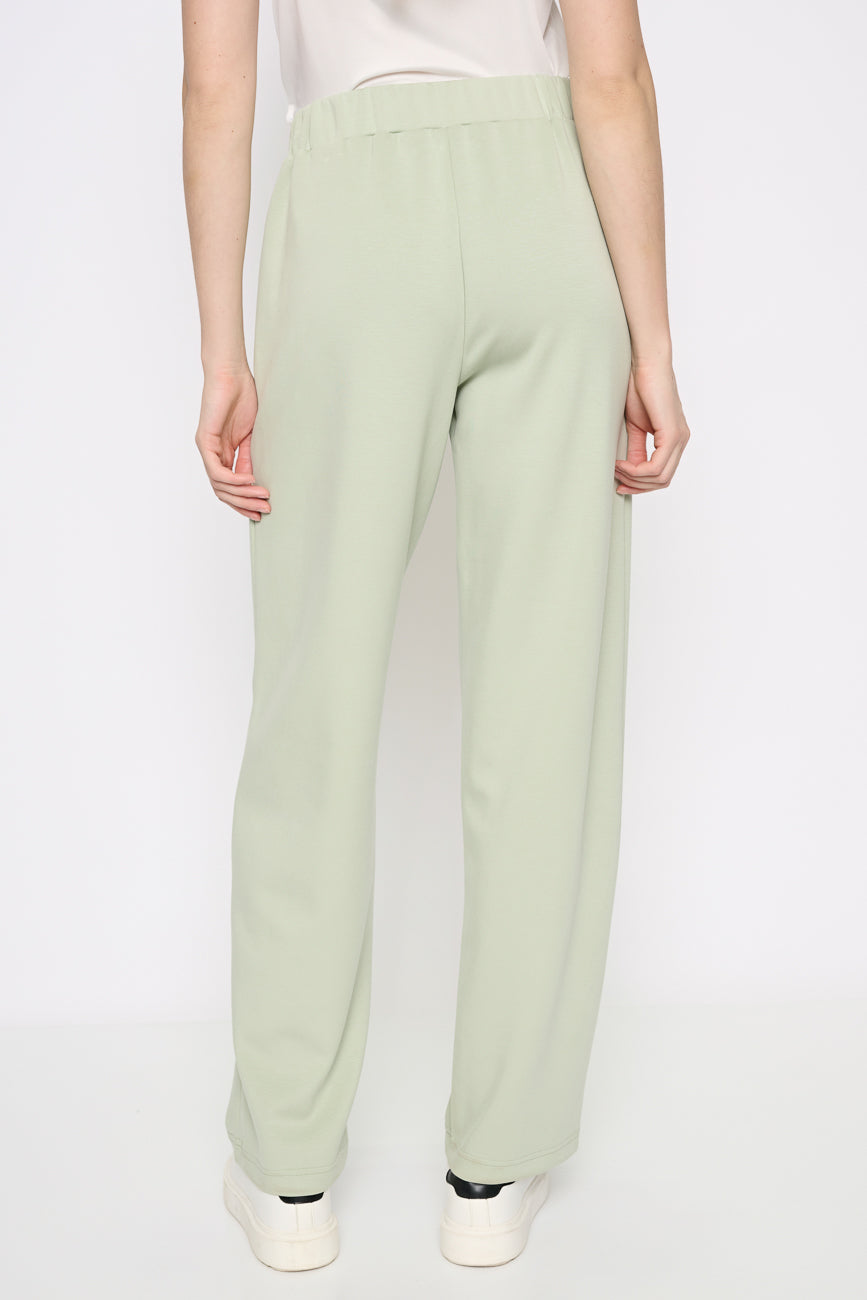 Wide-Leg Full-Length Pants Back View