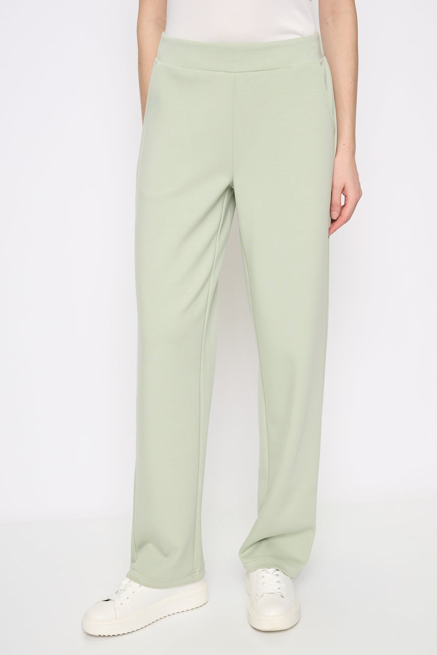 Wide-Leg Full-Length Pants