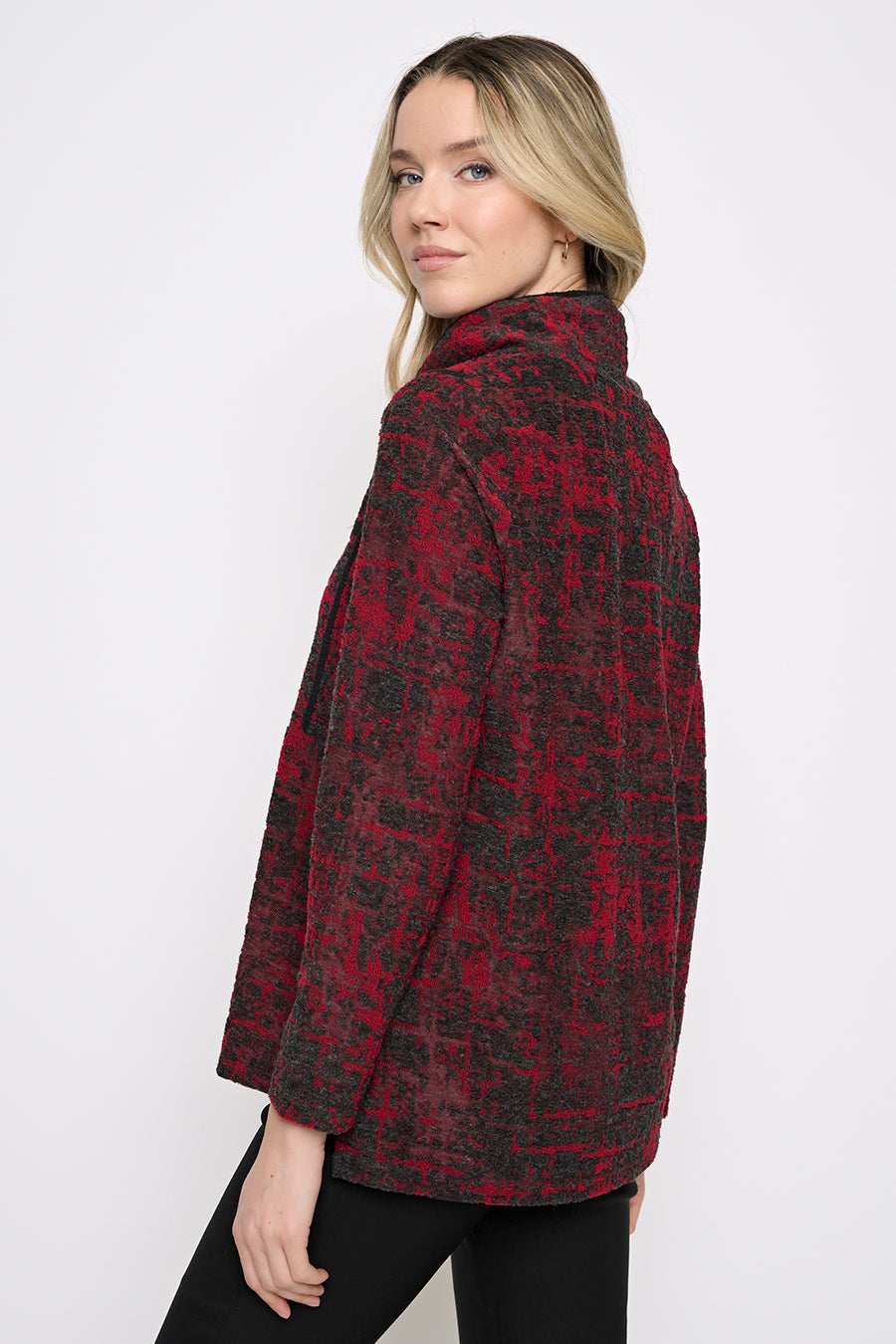 Draped Neck 1-Pocket Top