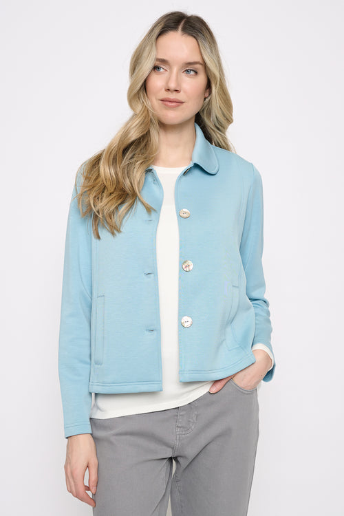 Button-Front Jacket Front View