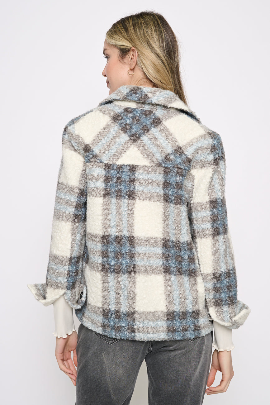 Button-Front Short Jacket