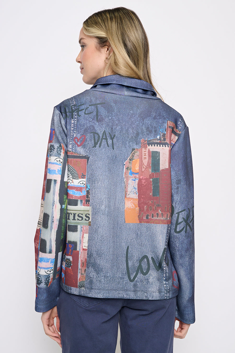 Zip-Front Jacket with Stand Collar